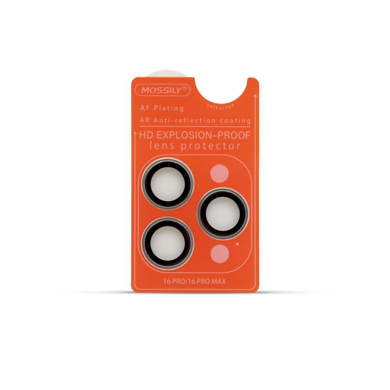 Camera Lens MOSSILY za Iphone 16 Pro/16 Pro Max srebrna
