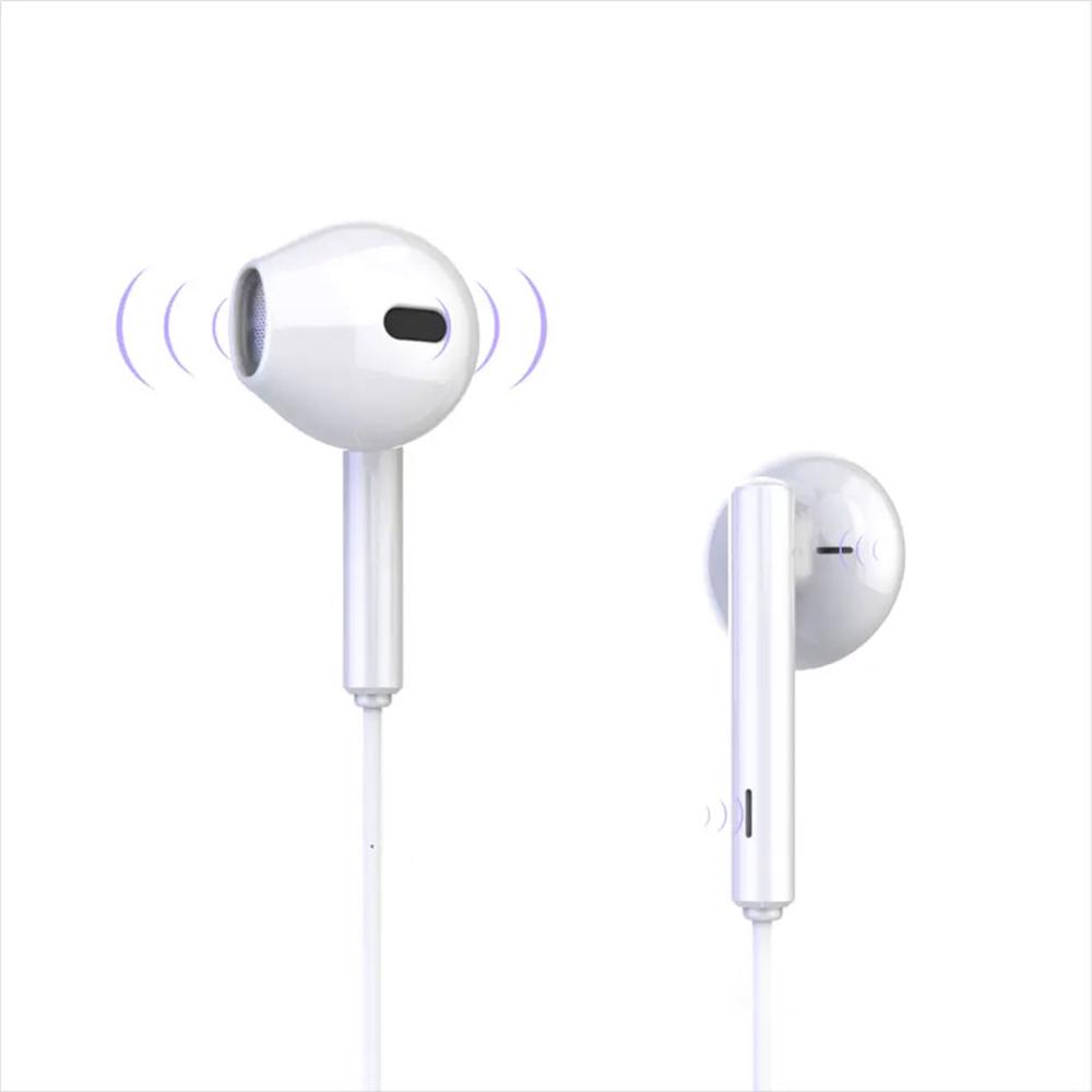 Earphone KONFULON IN21 Type-C 1.2M bela