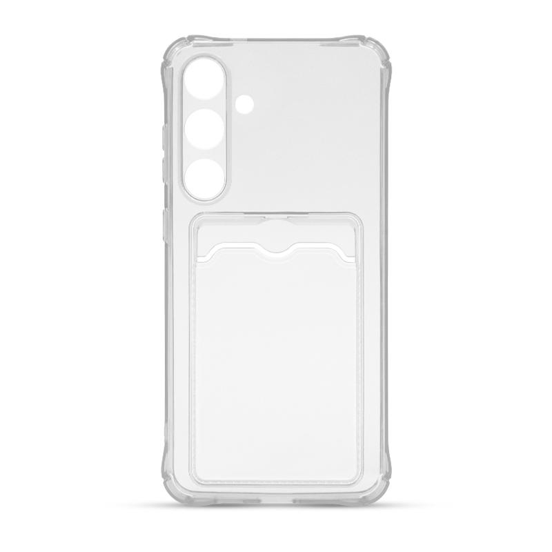 Futrola CLEAR WALLET za Samsung S24 Plus bela