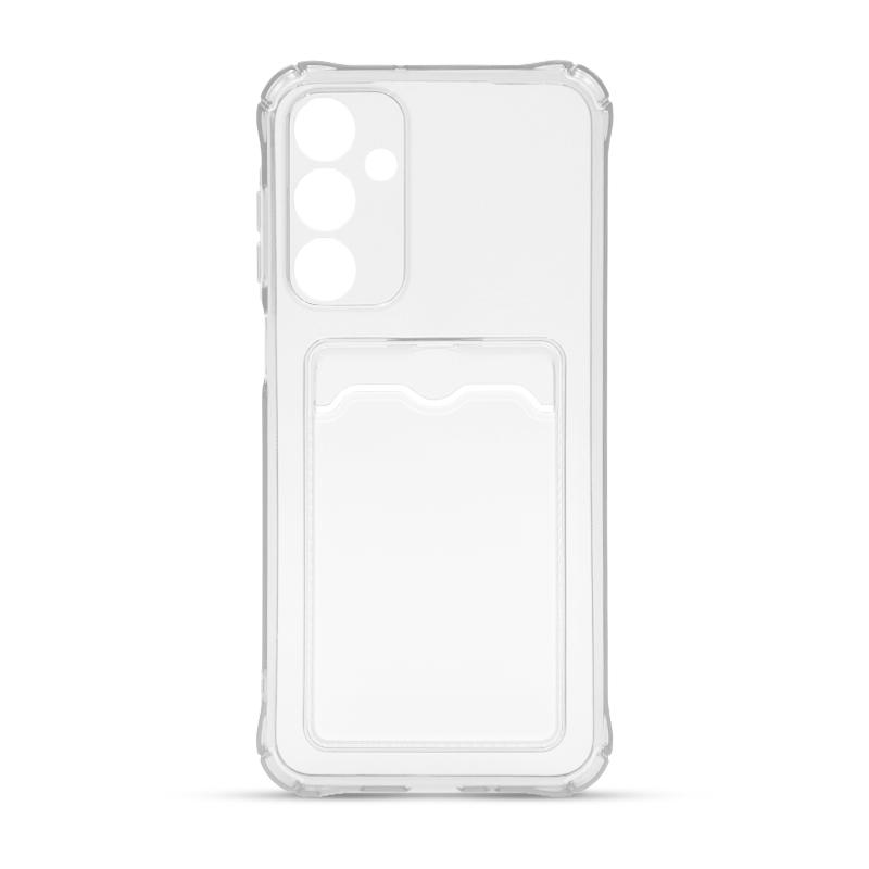 Futrola CLEAR WALLET za Samsung A16 bela