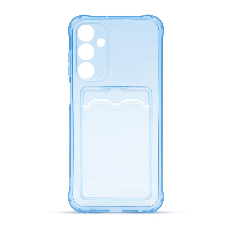 Futrola CLEAR WALLET za Samsung A25 plava