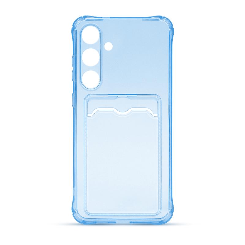 Futrola CLEAR WALLET za Samsung S24 Plus plava