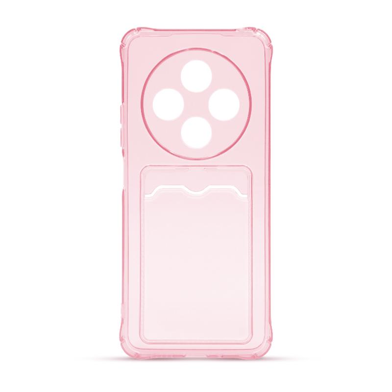 Futrola CLEAR WALLET za Xiaomi Redmi 14C 4G roze