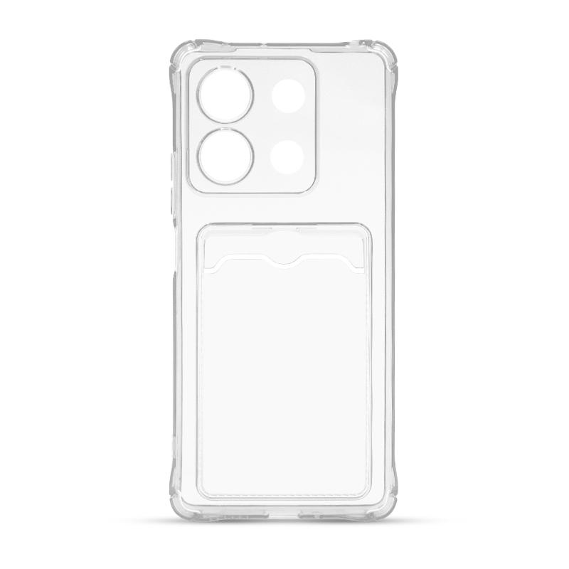 Futrola CLEAR WALLET za Xiaomi Redmi Note 13 5G bela