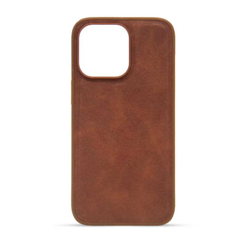Futrola LEATHER CASE za Iphone 13 Pro brown