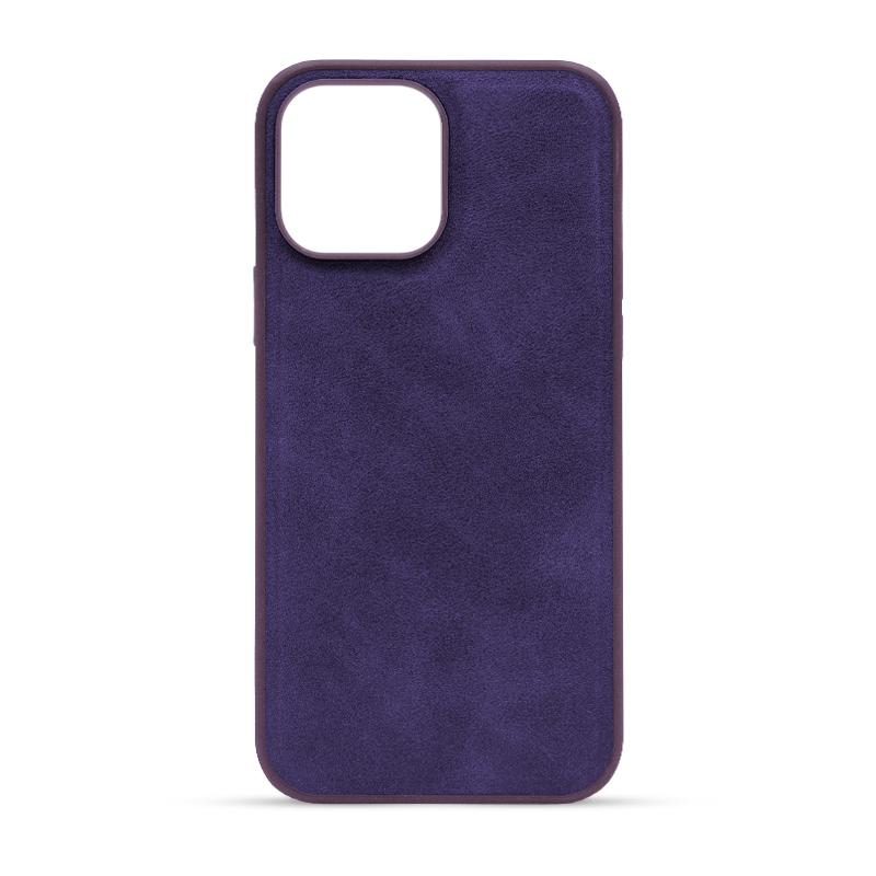 Futrola LEATHER CASE za Iphone 13 Pro Max purple