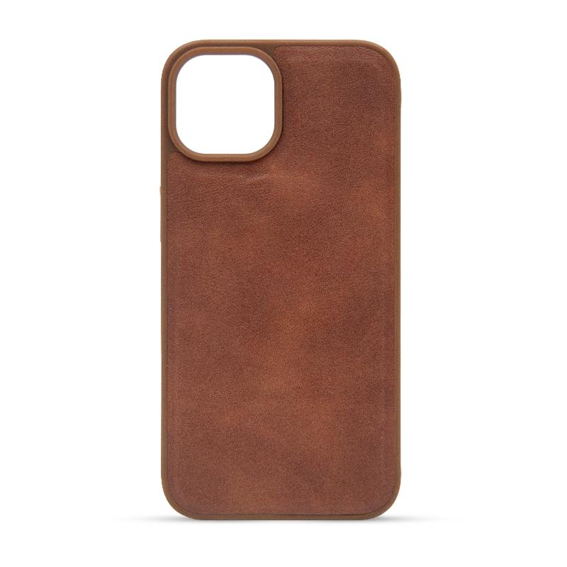 Futrola LEATHER CASE za Iphone 14 brown