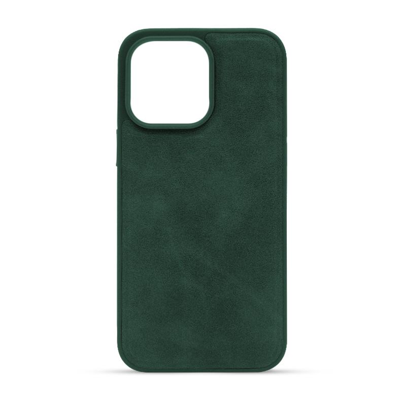 Futrola LEATHER CASE za Iphone 14 Pro Max zelena