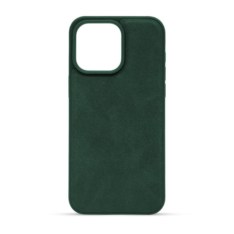 Futrola LEATHER CASE za Iphone 15 Pro Max zelena