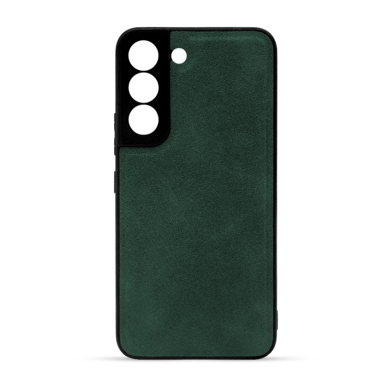 Futrola LEATHER CASE za Samsung S22 zelena