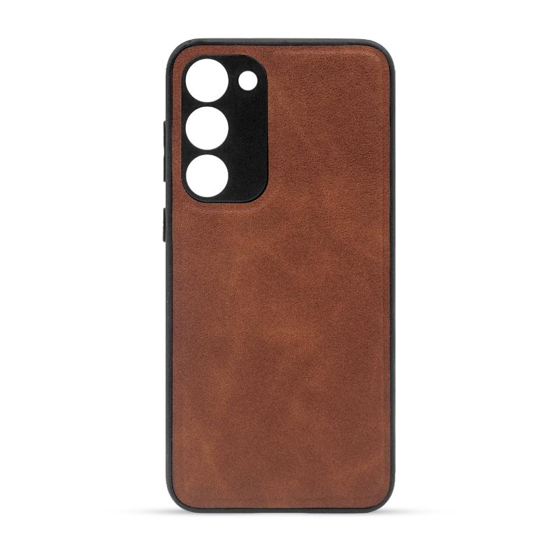 Futrola LEATHER CASE za Samsung S23 Plus brown