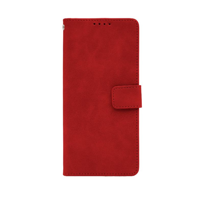 Futrola LEATHER LUX FLIP za Huawei Honor X7B crvena