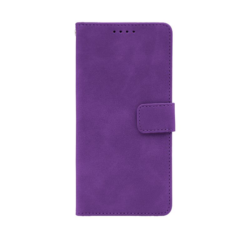 Futrola LEATHER LUX FLIP za Huawei Honor X8C ljubicasta