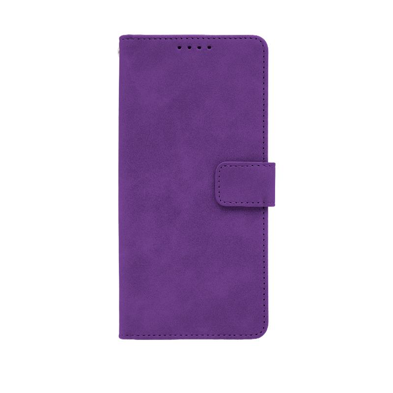 Futrola LEATHER LUX FLIP za Huawei Magic 7 Lite ljubicasta