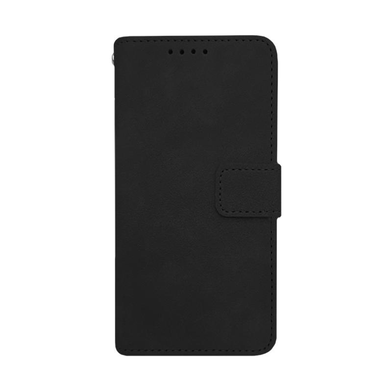 Futrola LEATHER LUX FLIP za Iphone 15 crna