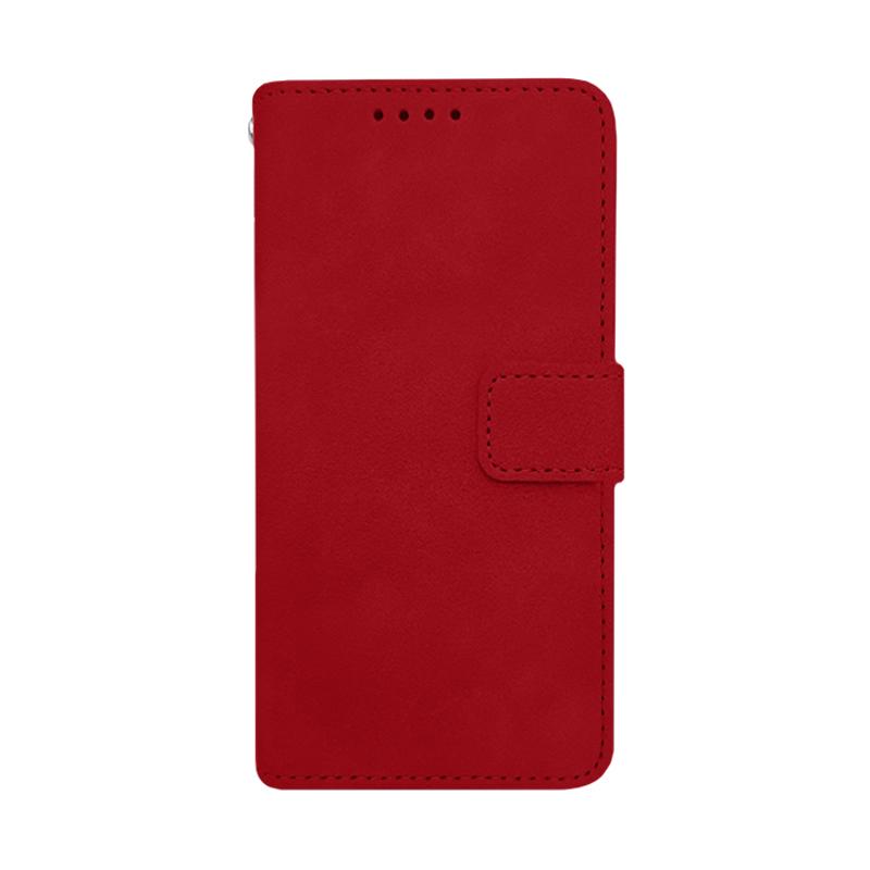 Futrola LEATHER LUX FLIP za Iphone 15 Pro crvena