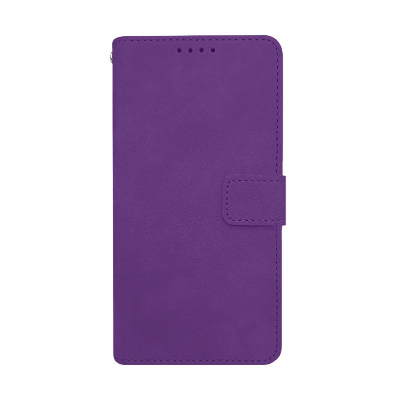 Futrola LEATHER LUX FLIP za Iphone 15 Pro Max ljubicasta