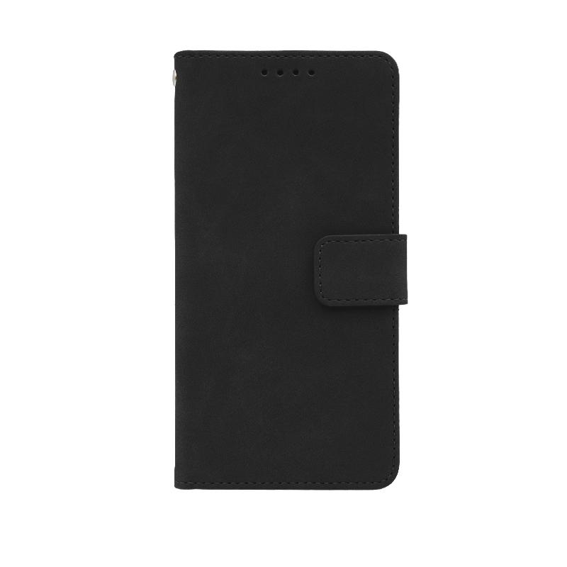 Futrola LEATHER LUX FLIP za Iphone 16 crna