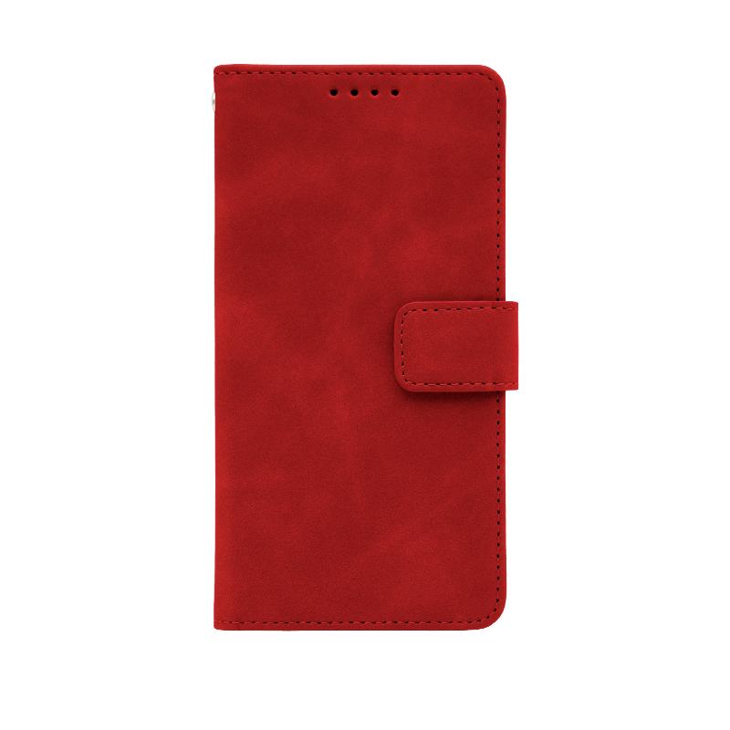 Futrola LEATHER LUX FLIP za Iphone 16E crvena