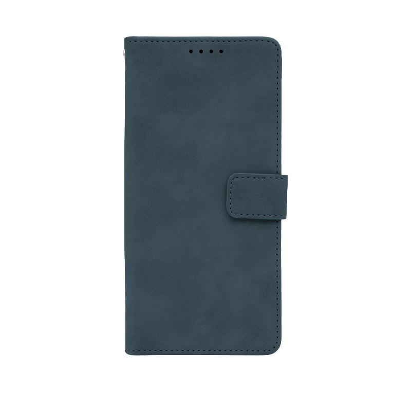 Futrola LEATHER LUX FLIP za Samsung A06 plava