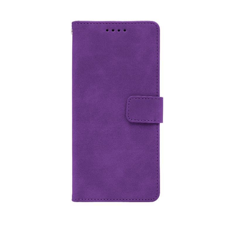 Futrola LEATHER LUX FLIP za Samsung A26 ljubicasta