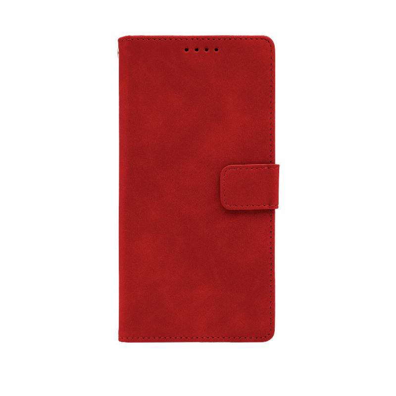 Futrola LEATHER LUX FLIP za Samsung S25 Ultra crvena