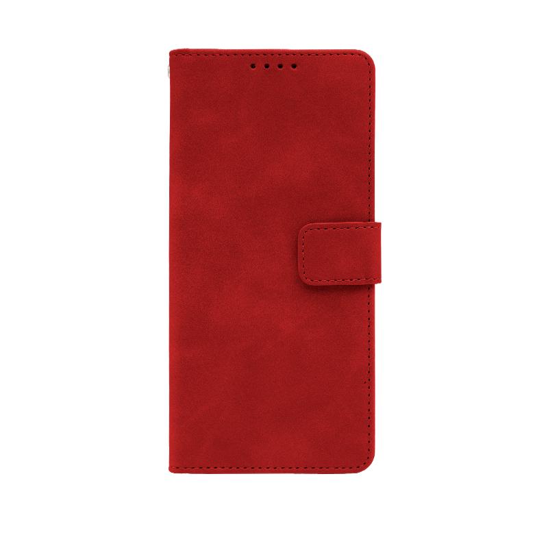 Futrola LEATHER LUX FLIP za Xiaomi Redmi Note 14 crvena