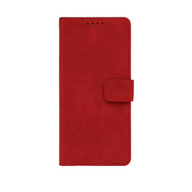 Futrola LEATHER LUX FLIP za Xiaomi Redmi Note 14 Pro Plus 5G crvena