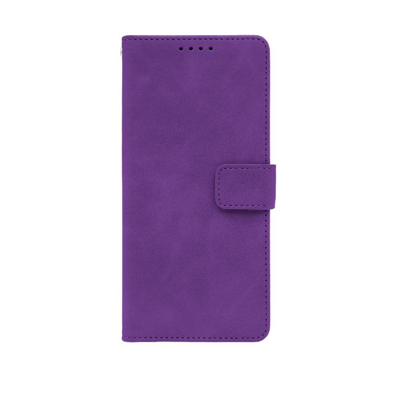 Futrola LEATHER LUX FLIP za Xiaomi Redmi Note 14 Pro Plus 5G ljubicasta