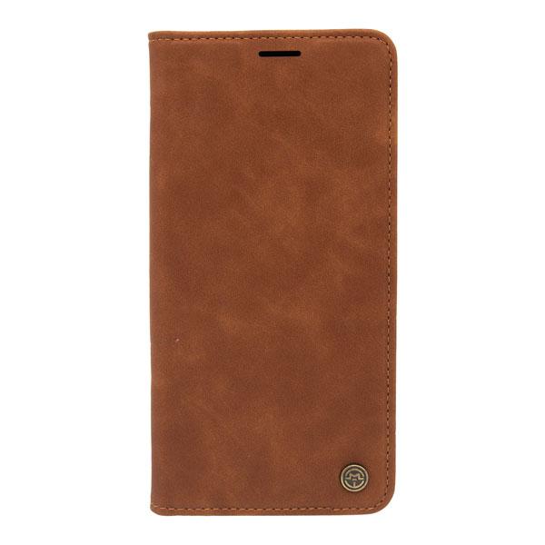 Futrola LEATHER RETRO FLIP za Huawei Honor 50 Lite tamno braon