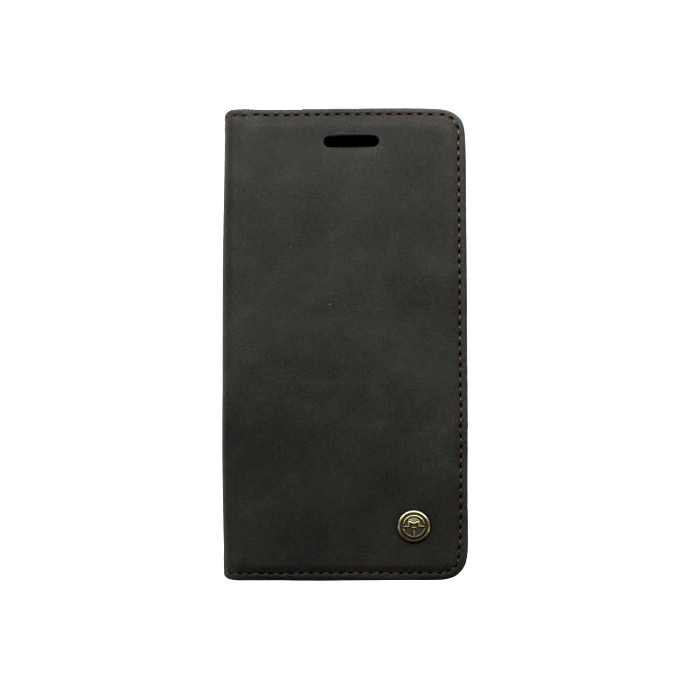 Futrola LEATHER RETRO FLIP za Iphone 12/12 Pro (6.1) crna