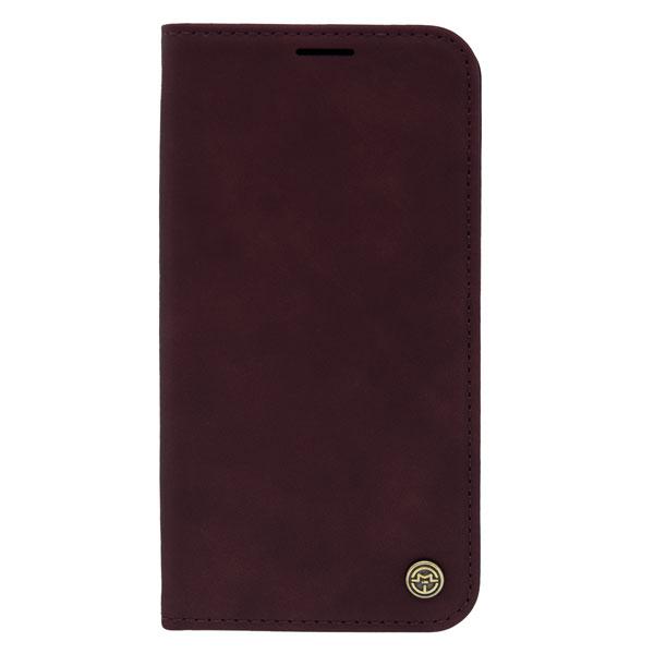 Futrola LEATHER RETRO FLIP za Iphone 13 bordo