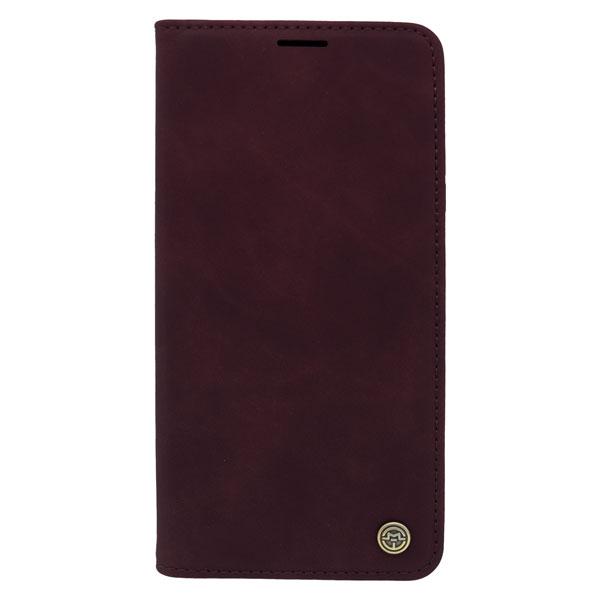 Futrola LEATHER RETRO FLIP za Iphone 13 Pro bordo