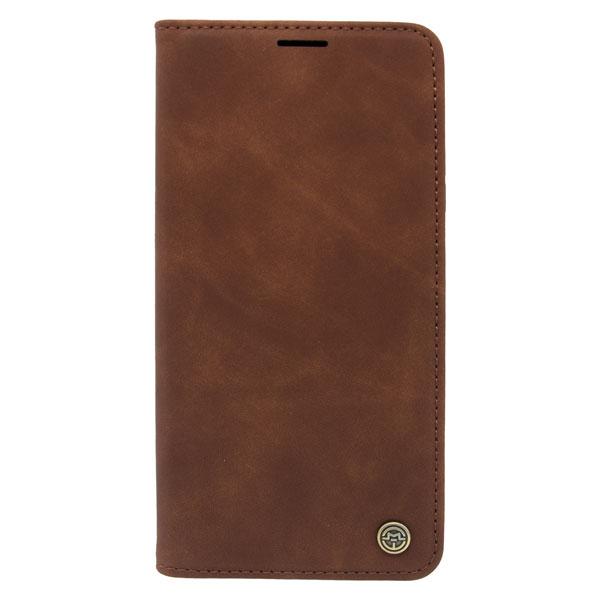 Futrola LEATHER RETRO FLIP za Iphone 13 Pro tamno braon