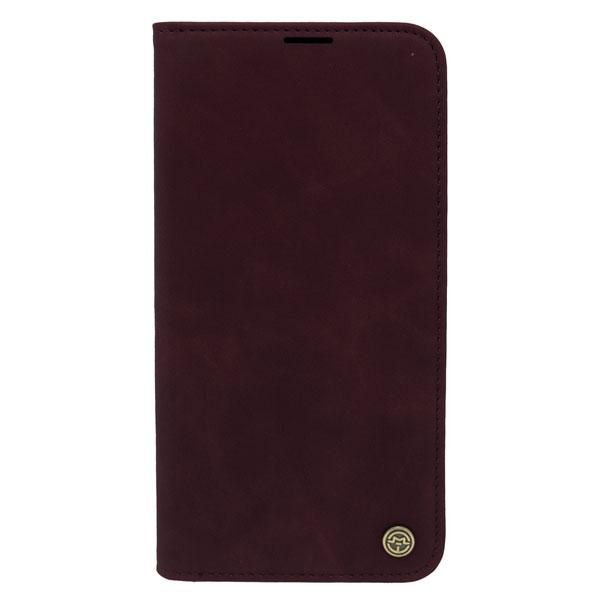 Futrola LEATHER RETRO FLIP za Iphone 14 Pro Max bordo