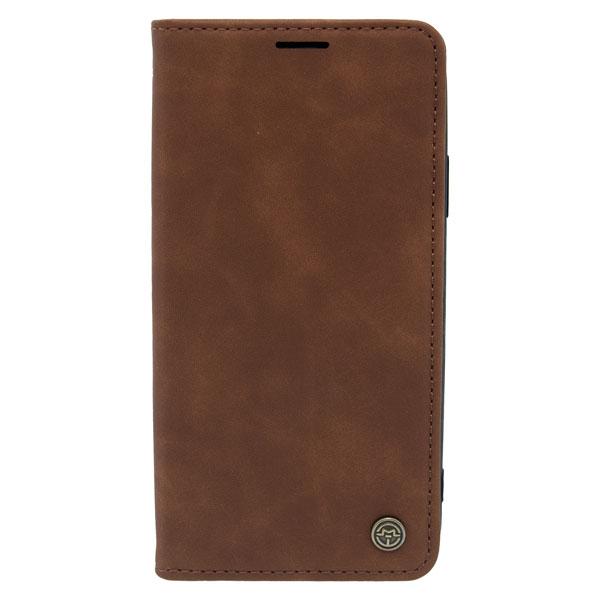 Futrola LEATHER RETRO FLIP za Iphone XR tamno braon