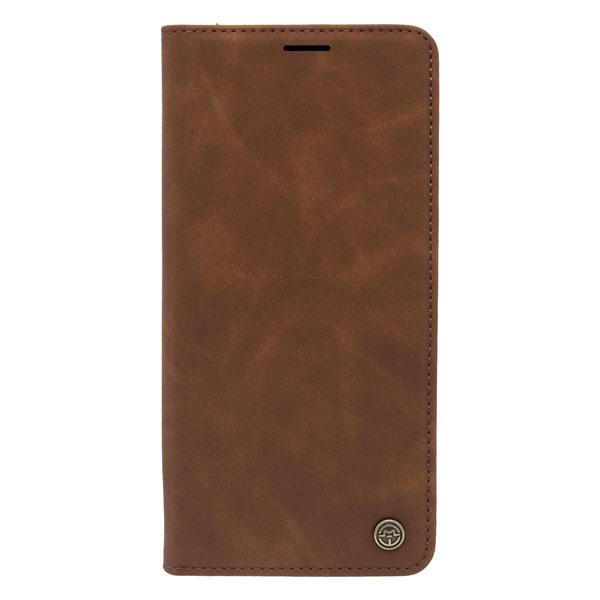 Futrola LEATHER RETRO FLIP za Samsung A02S tamno braon