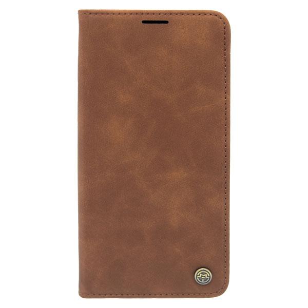 Futrola LEATHER RETRO FLIP za Samsung S10 Plus tamno braon