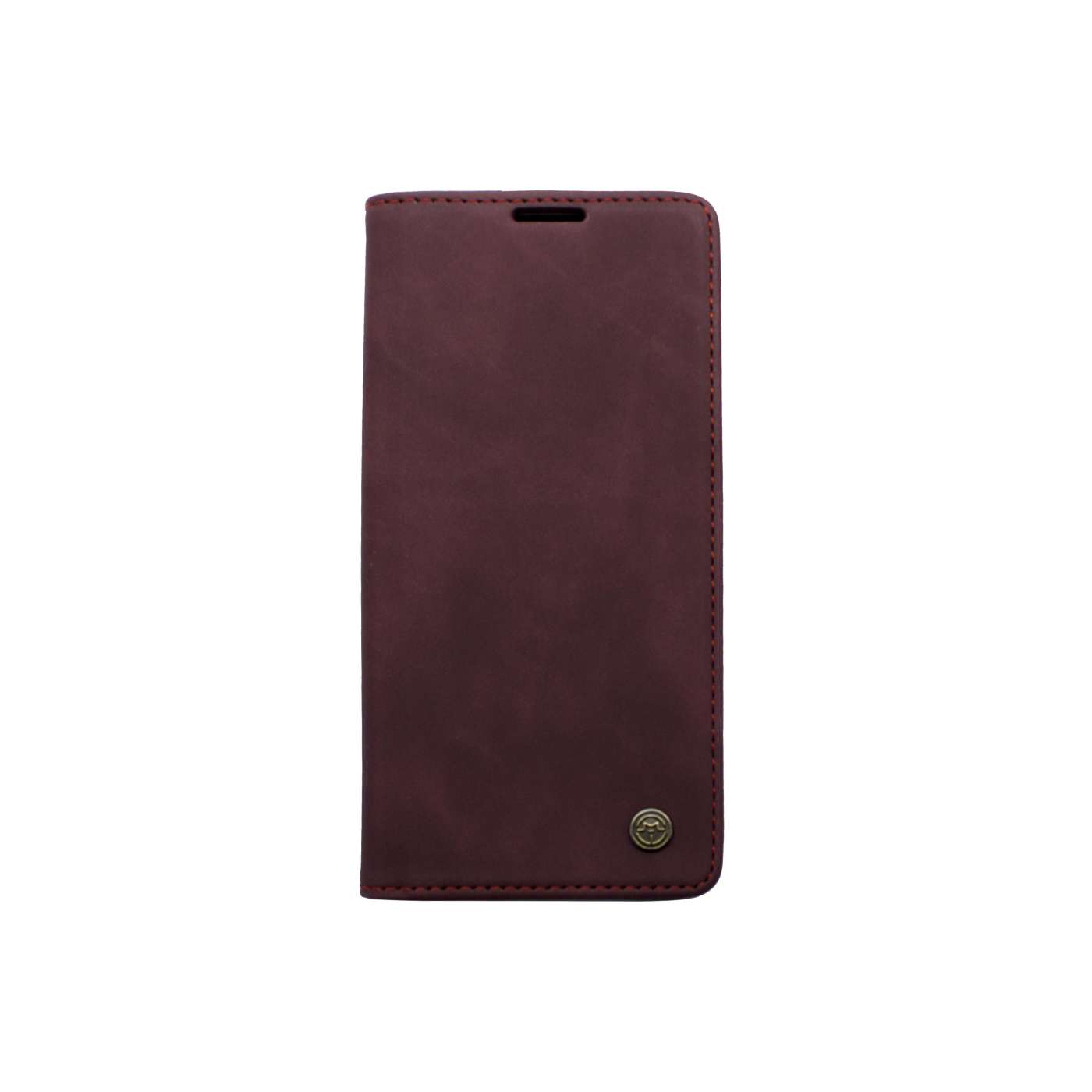 Futrola LEATHER RETRO FLIP za Samsung S21 FE/G990B bordo