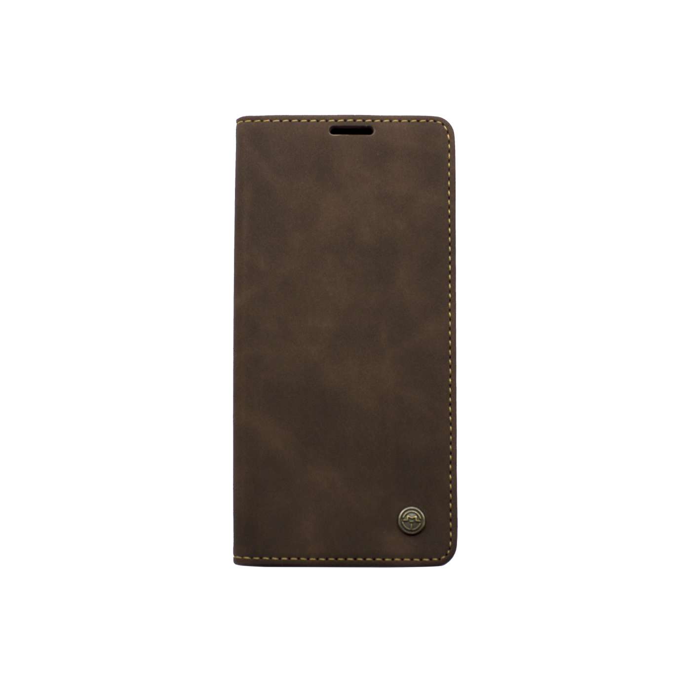 Futrola LEATHER RETRO FLIP za Samsung S21 FE/G990B tamno braon