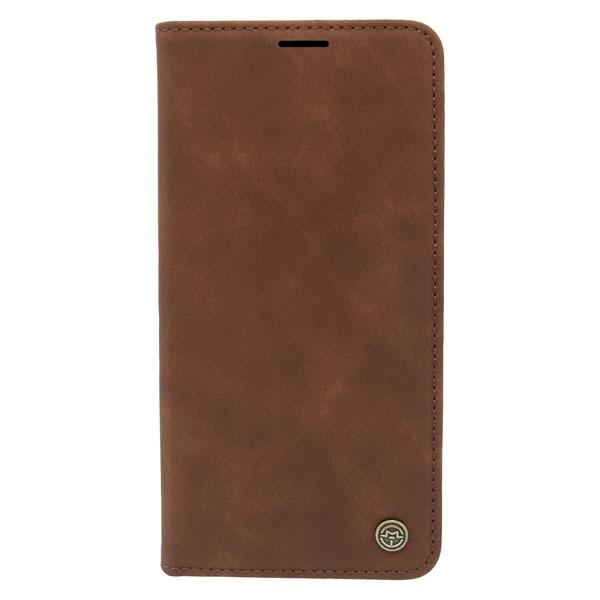 Futrola LEATHER RETRO FLIP za Samsung S23 Plus tamno braon