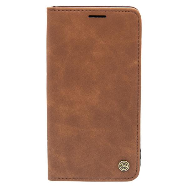 Futrola LEATHER RETRO FLIP za Samsung S23 tamno braon