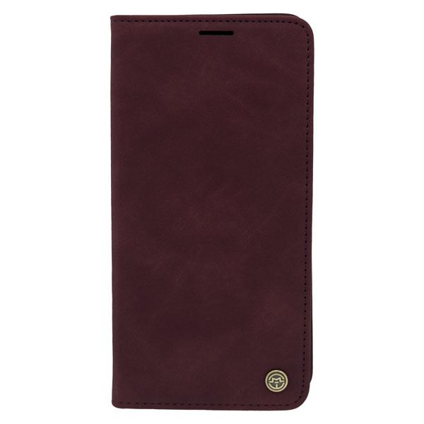 Futrola LEATHER RETRO FLIP za Xiaomi Redmi Note 10 5G bordo