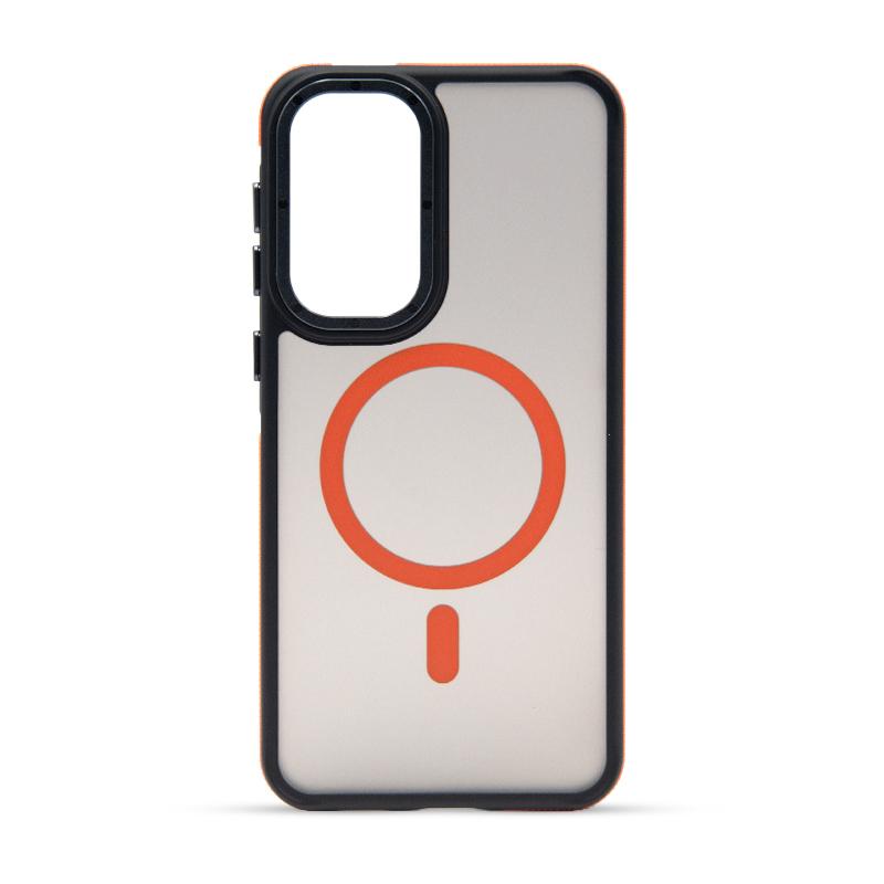 Futrola MAGSAFE COLOR EDGE 2 za Samsung A57 naranzdasta