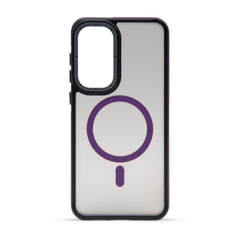 Futrola MAGSAFE COLOR EDGE 2 za Samsung S25 FE ljubicasta