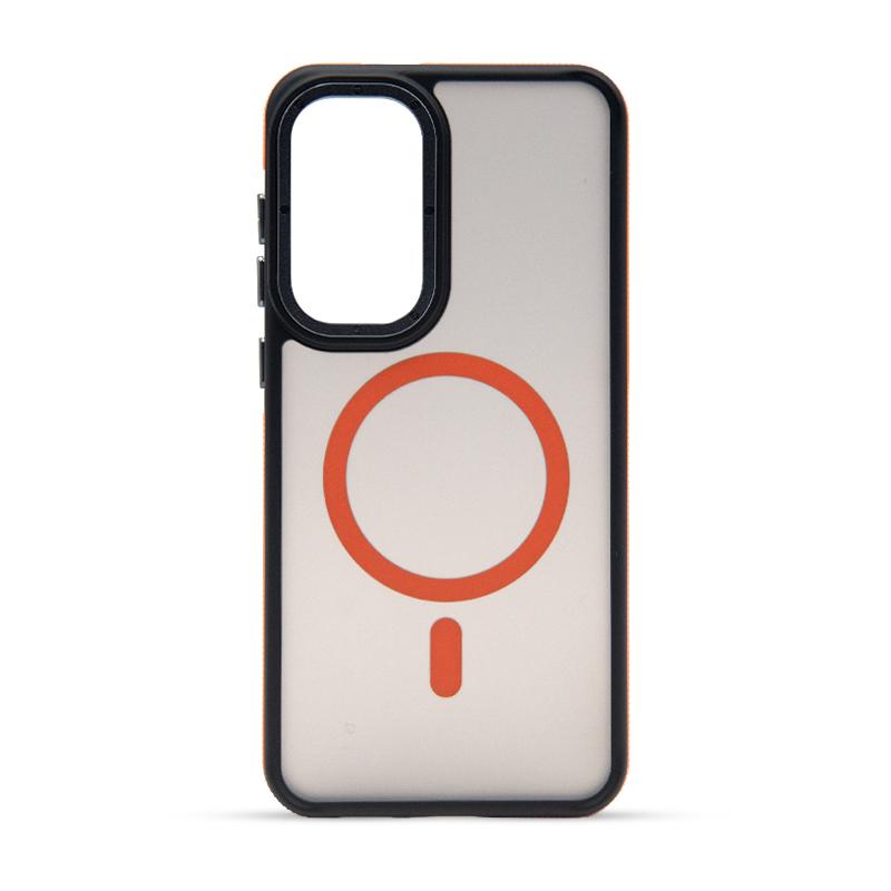 Futrola MAGSAFE COLOR EDGE 2 za Samsung S25 FE narandzasta