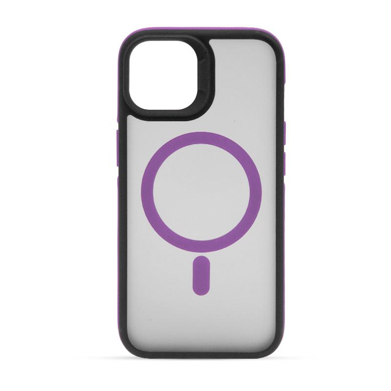 Futrola MAGSAFE COLOR EDGE za Iphone 13 ljubicasta