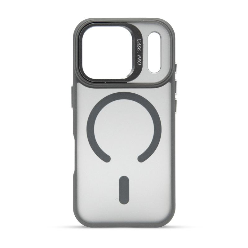 Futrola MAGSAFE COLOR FRAME za Iphone 17 Pro siva