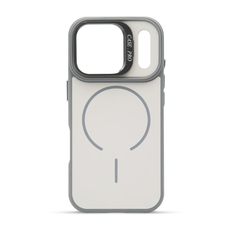 Futrola MAGSAFE COLOR LUX za Iphone 17 Pro siva