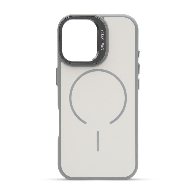 Futrola MAGSAFE COLOR LUX za Iphone 17 siva